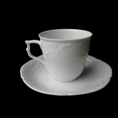 Koffiekop met schotel