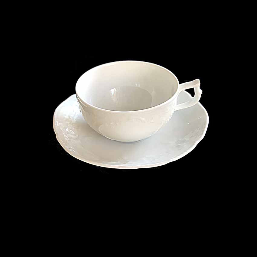 Espressokop met schotel